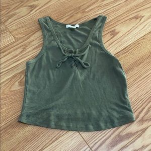 Crop Top with Tie Detail